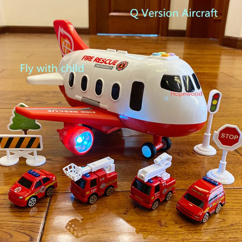 Large Size Passenger Plane Kids Airliner Toys Car Gifts