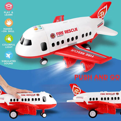 Large Size Passenger Plane Kids Airliner Toys Car Gifts