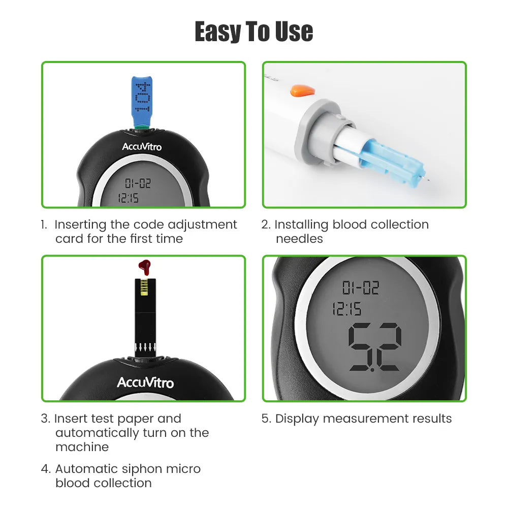 lancets strips Test Blood glucose Meter